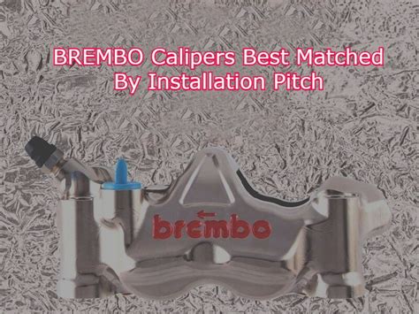 Let’s Customize Your Brake Calipers! The Best Brembo.